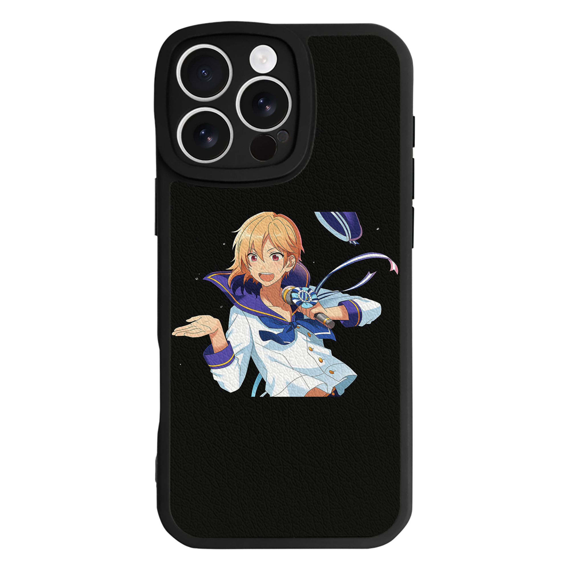 （画像用） あんさんぶるスターズ! Ensemble Stars 【iPhone 16シリーズ対応】シリコンスマホケース（レザー調） 材質：シリコン